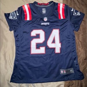 Stephon Gilmore Nike Women's Game Jersey Navy #24